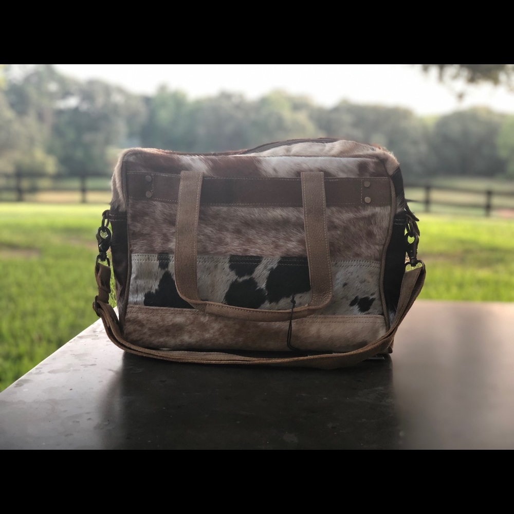 Thin cowhide bag